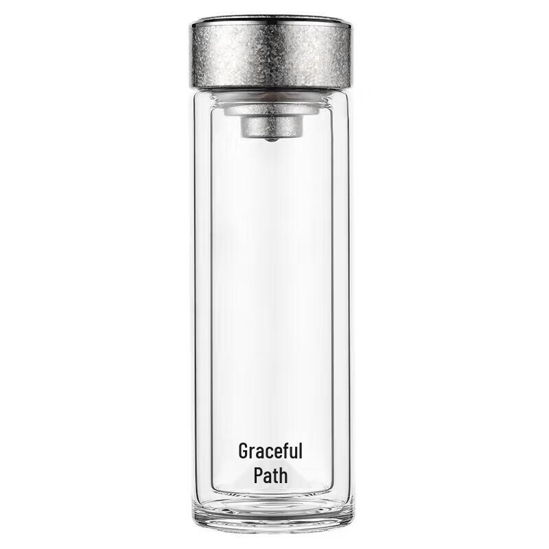 Xinuo 320ml Double-Wall Glass Tea Infuser Bottle