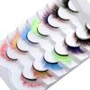 for Halloween Masquerade Party False Eyelashes Cat Eye Lashes Colored Lashes Fake Eyelashes