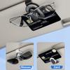 Universal Auto Sunglasses Holders , Magnetic Leather Glasses Eyeglass Hanger Clip, Ticket Card Glasses Clip,Car Visor Accessorie