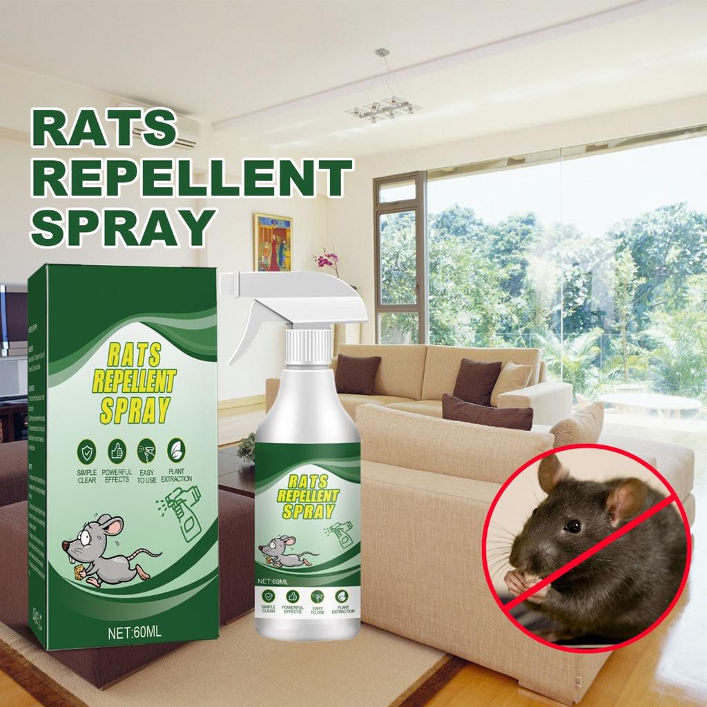 Спрей от грызунов Aidier, защита от мышей и крыс, борьба с вредителями в доме, гараже, автомобиле