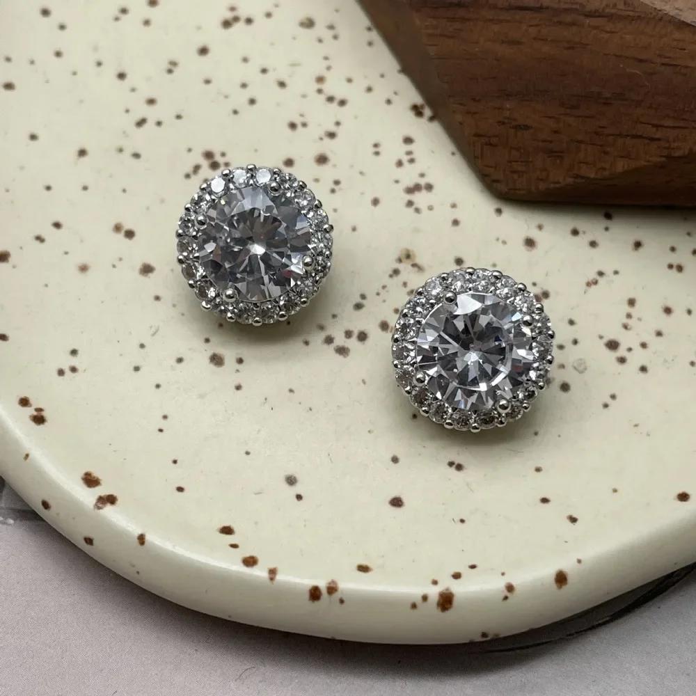 Блестящие роскошные пуговицы из циркония 12,5 мм круглые латунные пуговицы на ножке женские декоративные пуговицы для одежды