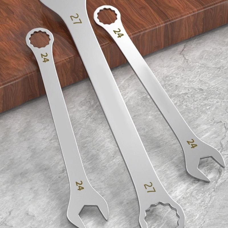 Ультратонкий двойной гаечный ключ для труднодоступных мест, различных ремонтных работ, высокопрочных стальных конструкций, механических работ