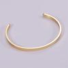New style custom bracelet fashion stainless steel C-shaped open bracelet high quality ladies cuff bracelet