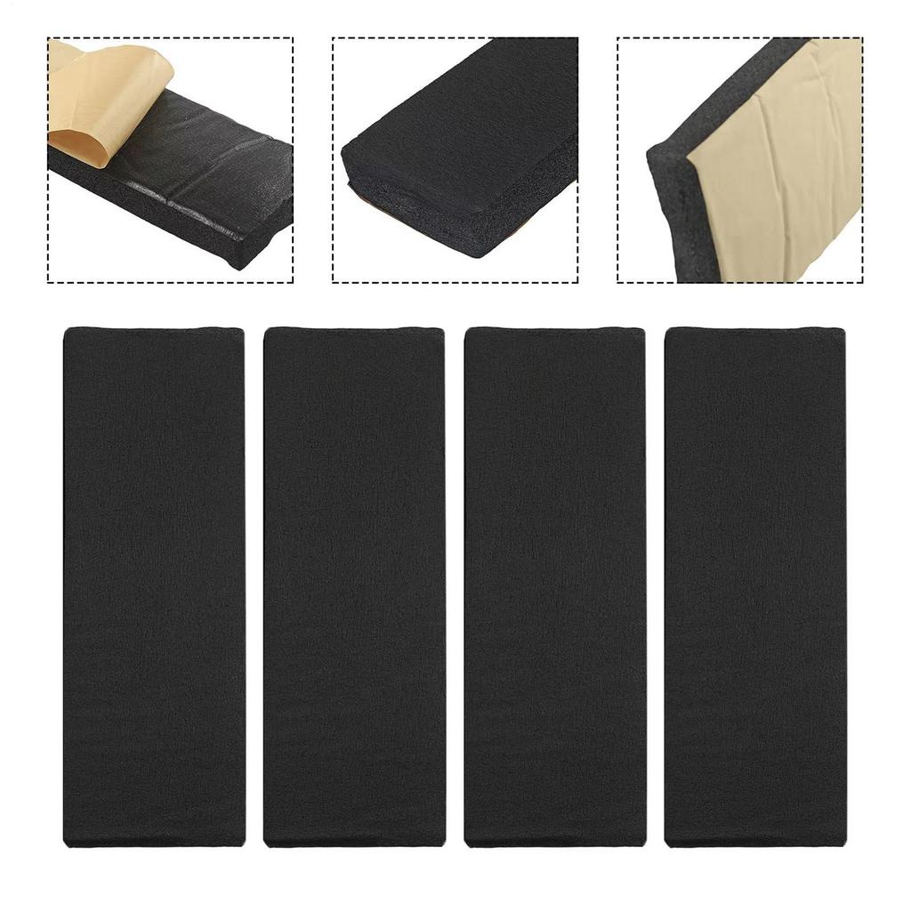 Garage Wall Foam Protectors Car Rubber Bumper Blocks 4 Pieces Collision Protective Mats Safety Tool For Car Truck SUV RV Vehicle