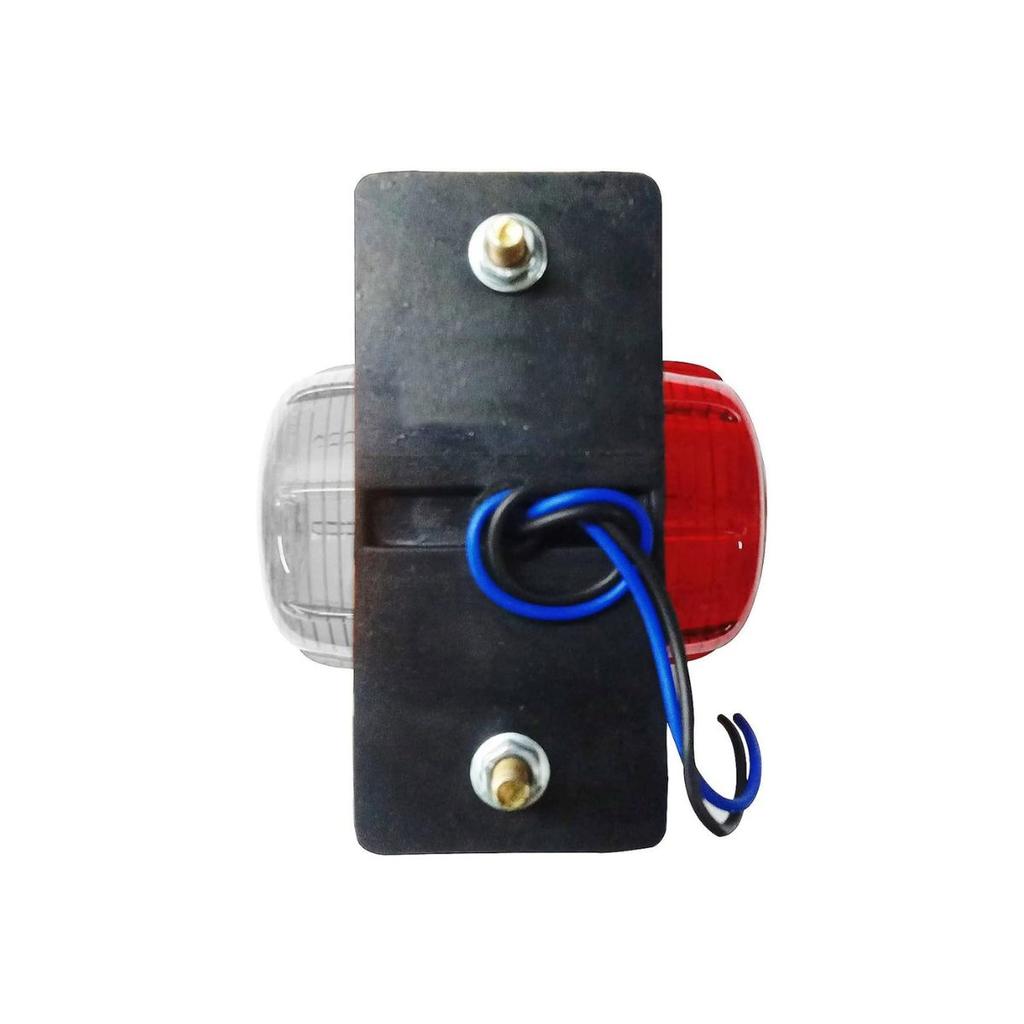 APSMOTIV Светодиодный маркерный фонарь, зеленый, верхний, габаритные огни, красный/прозрачный, замена для грузовиков, прицепов, полуприцепов, грузовиков, специальной техники