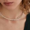 LUNNE Серебро 925 Бирюзовый Наконечник 'Бриз' Ожерелье #LSN71