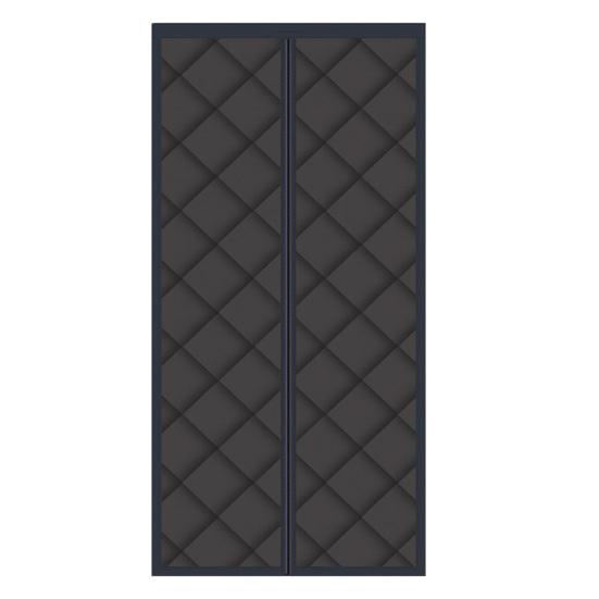 Магнитная тепловая дверная штора Сверхпрочный утепленный чехол для двери Магнитная застежка Ветрозащитная Звукоизоляционная дверная штора для утепления входа Патио-дверь