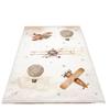 Airplane Hot Air Balloon Pattern Rug Non-sliding Dirt-resistant Easy To Clean Carpet Living Room Bedroom Mat Home Decoration