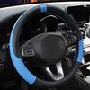 Универсальный чехол на руль автомобиля 38 см, кожаный чехол на руль автомобиля, автомобильные аксессуары, чехлы на руль автомобиля