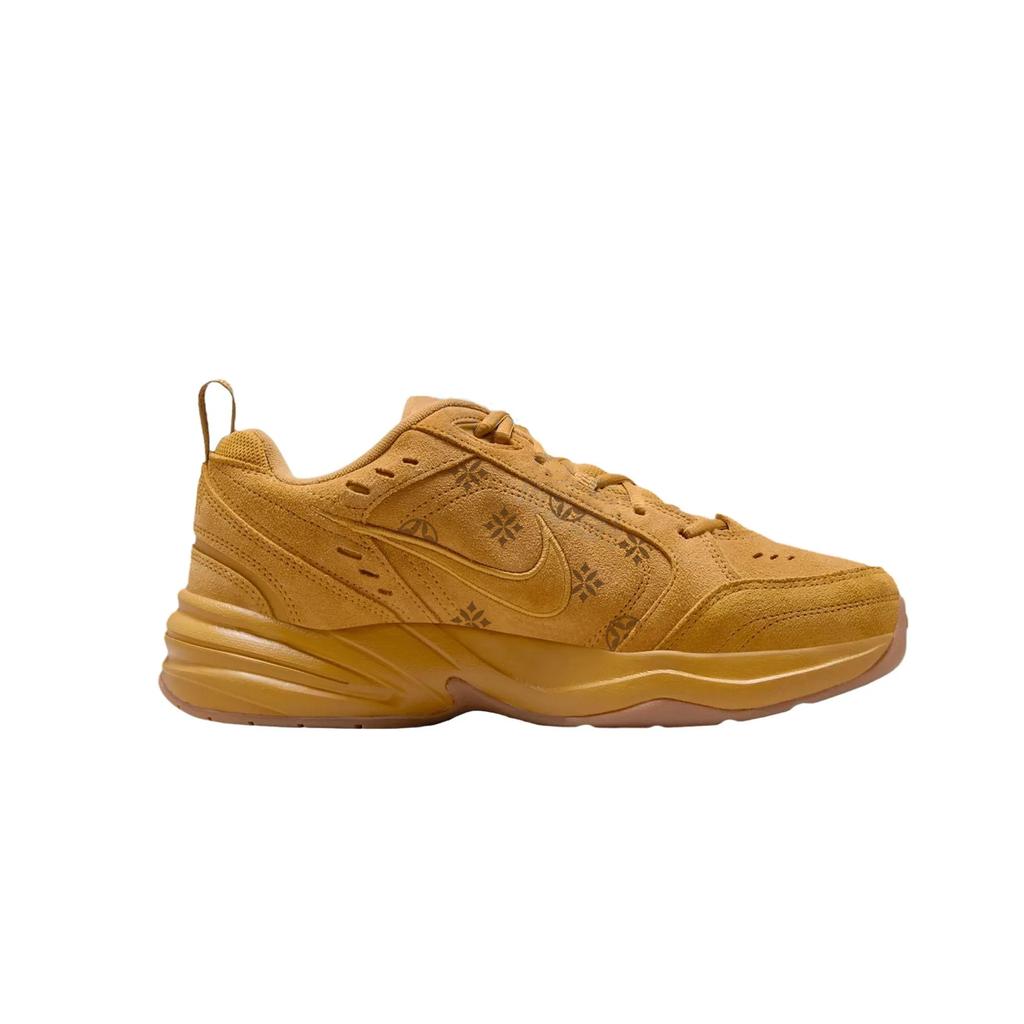 Nike Air Monarch 4 Cushioning, Wear Resistant Low top Chunky Sneakers Unisex Wheat Brown IB2281-700(Team1276)