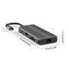 Алюминиевый концентратор TypeC e Rj45 1000M PD100w для HDTV ноутбука SSD адаптер док-станция USB