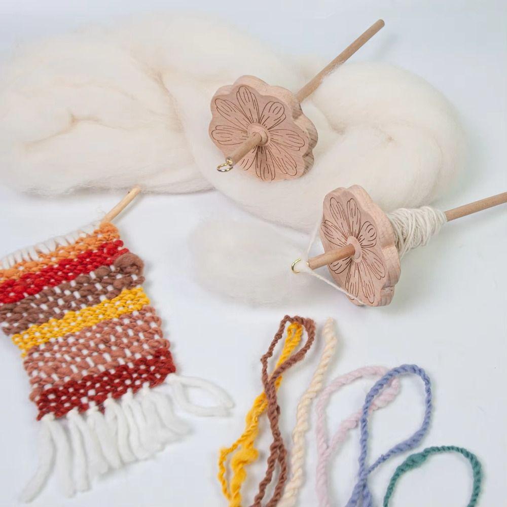 Швейные принадлежности Ручная резьба Моталка для пряжи Ручная работа Веретено Веретено для прядения Практичное Веретено Домашнее