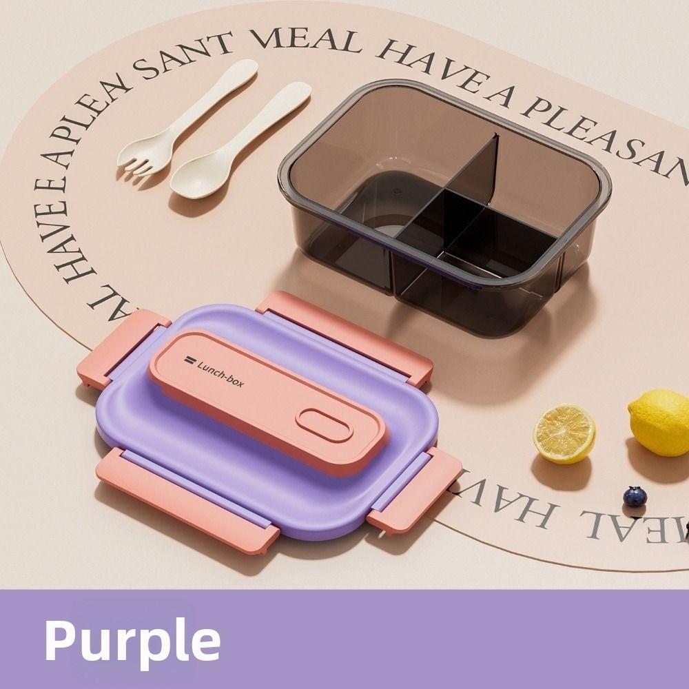 Leak-proof Food Storage Container Sealed Picnic Fresh Box Dinnerware Set for School/Office