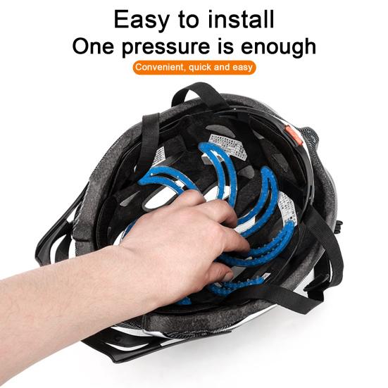 Гибкий шлем, антидеформационная внутренняя силиконовая накладка, универсальная, простая в установке, многоразовая, дышащая, вентилируемая, подкладка для шлема, аксессуары