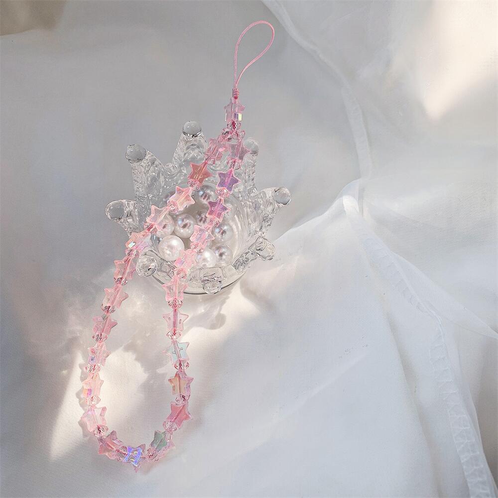 Mobile Phone Lanyard Cellphone Strap Phone Chain Pendant Candy Phone Case Rope Jewelry Keychain for Samsung Huawei iPhone Xiaomi