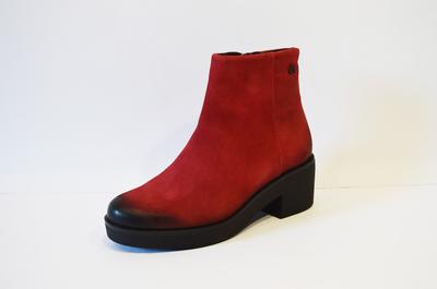 Ботинки Laura Messi 1600 37 Красные нубук