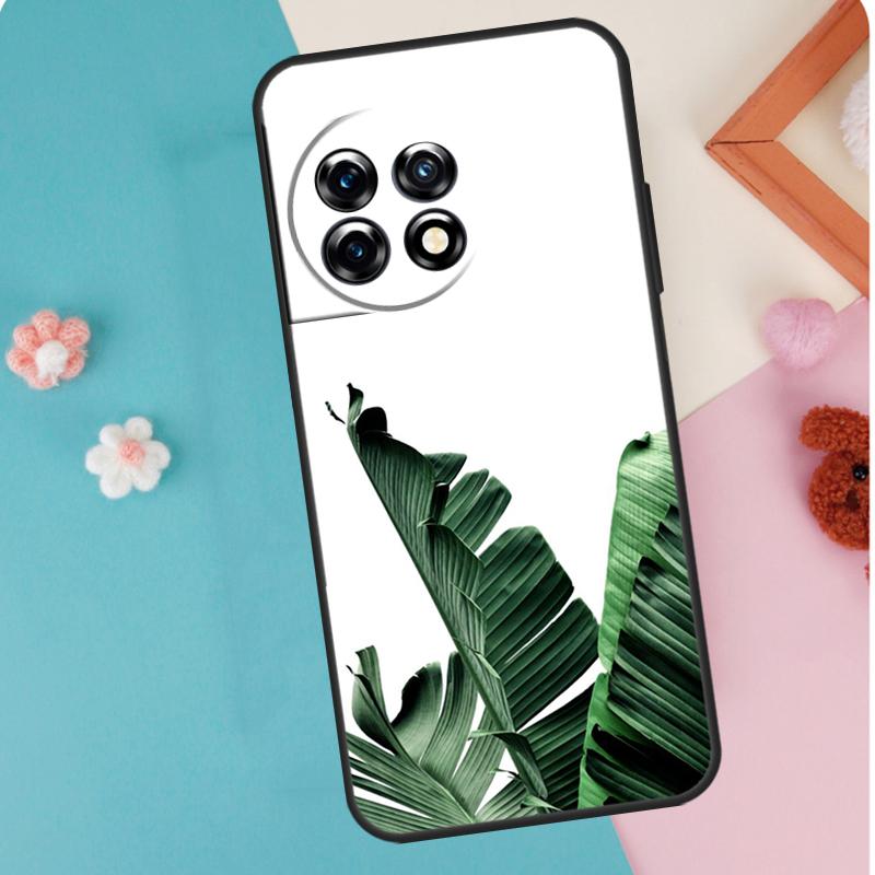 Чехол Banana Leaf для OnePlus 12 11 9 10 Pro 9RT 10T 10R 12R OnePlus Nord N10 N20 CE 2 3 Lite 2T Cover