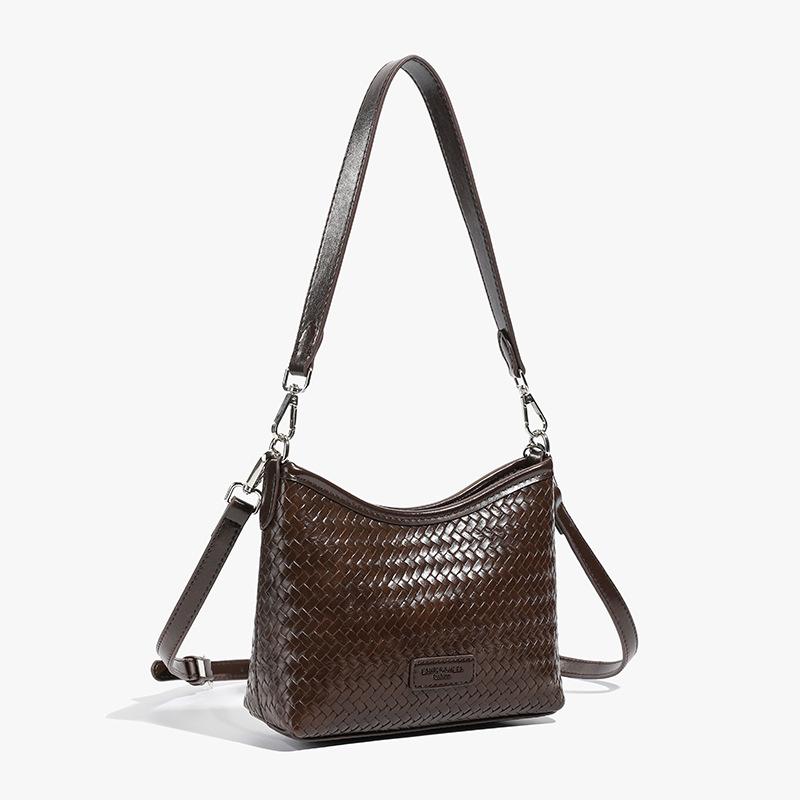 В этом году популярная маленькая сумка под мышкой женская летняя универсальная 2025 новая ретро сумка через плечо, популярная сумка-ведро