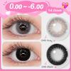 -1.00~-6.00 1Pair Цветные контактные линзы для глаз Линзы для близорукости Контактные линзы с градуировкой Модные линзы Серые линзы для глаз
