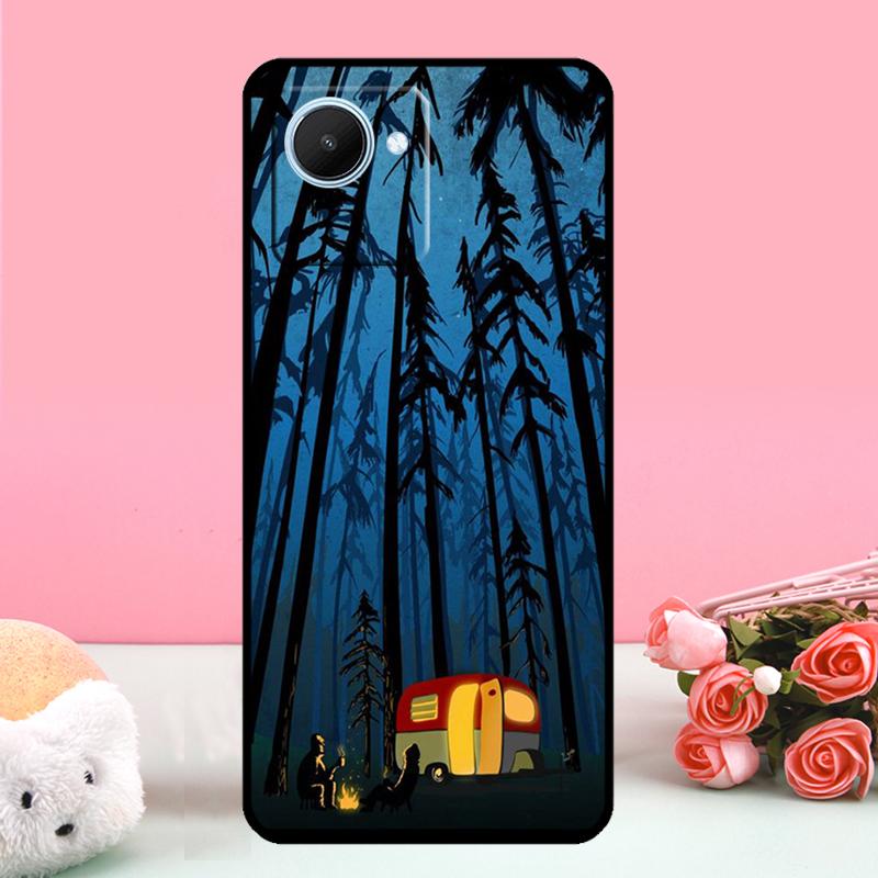 Арт 'Природа и Кемпинг' Для Realme C55 C71 C53 C67 C75 C61 C33 C63 C51 C65 10 11 12 13 14 15 Pro Plus GT7 Pro Чехол