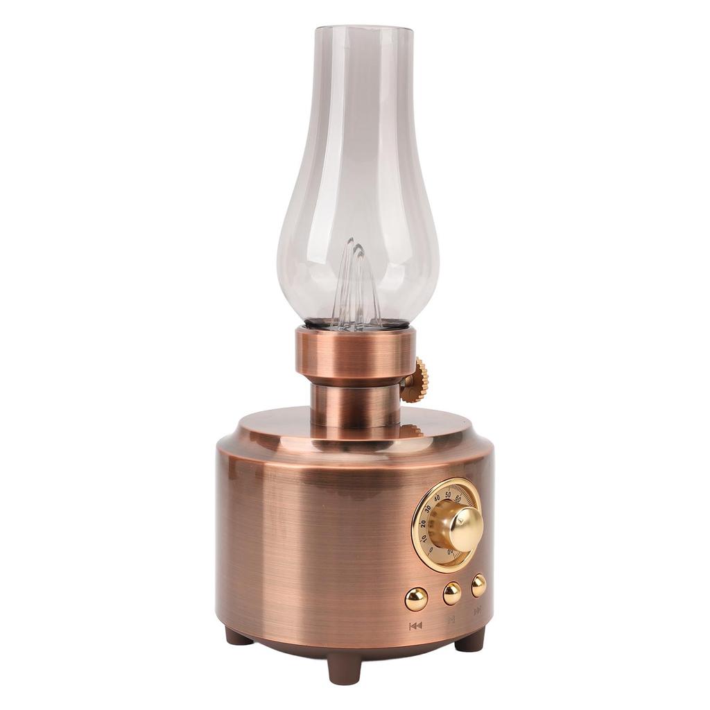 Speaker Vintage Table Lamp Support USB Memory Card Input Wireless Speaker for Bedroom Bar