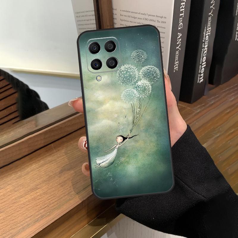 Чехол с изображением одуванчика для Samsung Galaxy M32 M52 M12 M22 M13 M23 M33 M53 M14 M34 M54 M31 M51 M20 M31s M30s