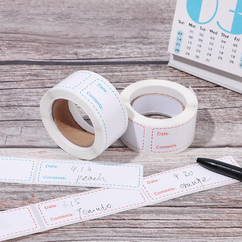 Кухонный морозильник Контейнер Банка Хранение Пищи Этикетки Марк Наклейки Самоклеящиеся