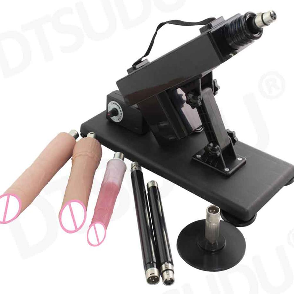 DTSUDU Автоматический женский вибратор Секс-машина Мастурбация Накачивающий пистолет Леди Вагина Анальный мастурбатор Взрослые эротические секс-игрушки для женщин