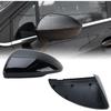 Right Passenger Side Mirror Cover Caps Compatible with Chevrolet Chevy Cruze 2017 2018 2019 Replacement Rear view Mirrors Trim (Black)