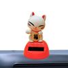 Swinging Cat Figurine Ornaments, Shaking Head Cat For Car, Dashboard Dancing Toy, Bobblehead, 1.97x3.15