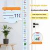 Self-adhesive Child Growth Chart Waterproof Height Measuring Tape Growth Chart Sticker  for Toddler