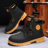 Модные мужские ботинки CYYTL, зимняя повседневная обувь для отдыха на открытом воздухе, противоскользящие, дизайнерские, роскошные, на платформе, ковбойские, челси, рабочие, защитные, кожаные, до щиколотки, кроссовки