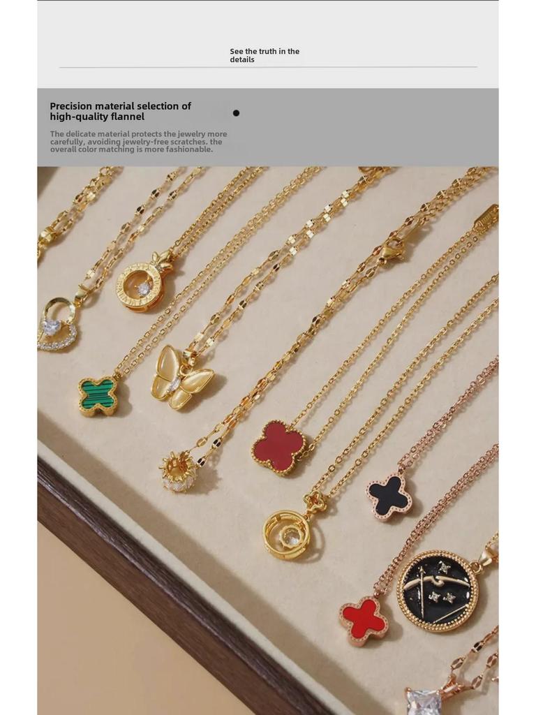 Роскошная бархатная шкатулка для демонстрации ювелирных изделий: ожерелий, браслетов и цепочек