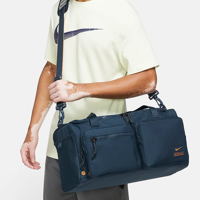 Nike Fabric Camping Bags Travel Bags Gym Bags Unisex Armory Deep Sea Blue Imperial CK2795-454