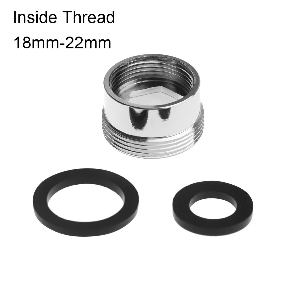 1Pc Swivel Aerator Adapter 360 Degree Adjustable Faucet Adapter Water Purifier Accessories Anti-Slip Garden Hose Connection 22mm