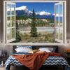 Window Decorative  Ins Style Large Tapestry Wall Hanging  Geometry Hippie Tapestry Home Room Decor Aesthetic Decoration