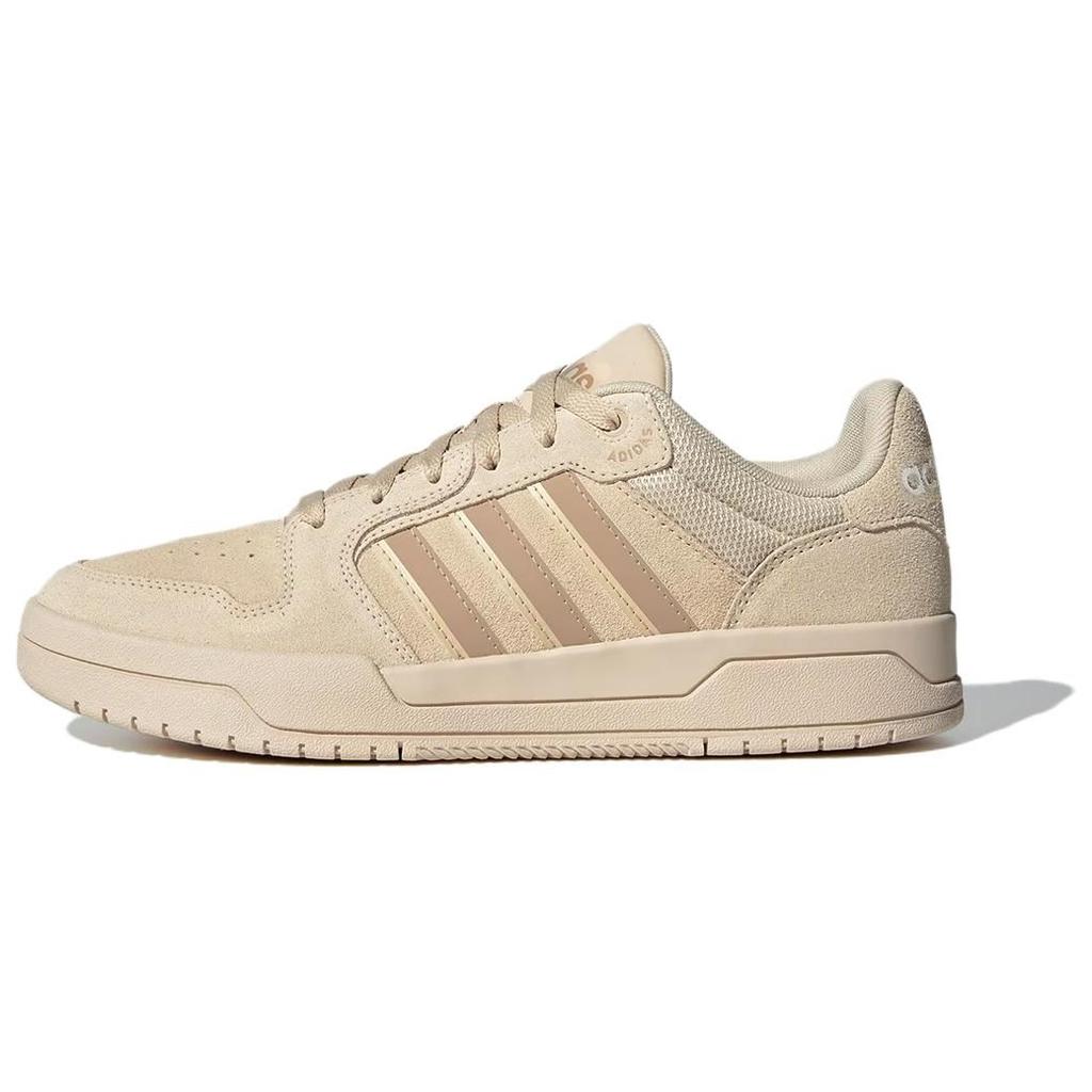 adidas ENTRAP Устойчивые к истиранию Низкие кеды для скейтбординга Унисекс Бежево-коричневые KI8455
