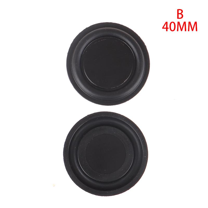 2Pcs Rubber Bass Radiator Passive Plate Woofer Vibration Membrane 30Mm 40Mm 50Mm