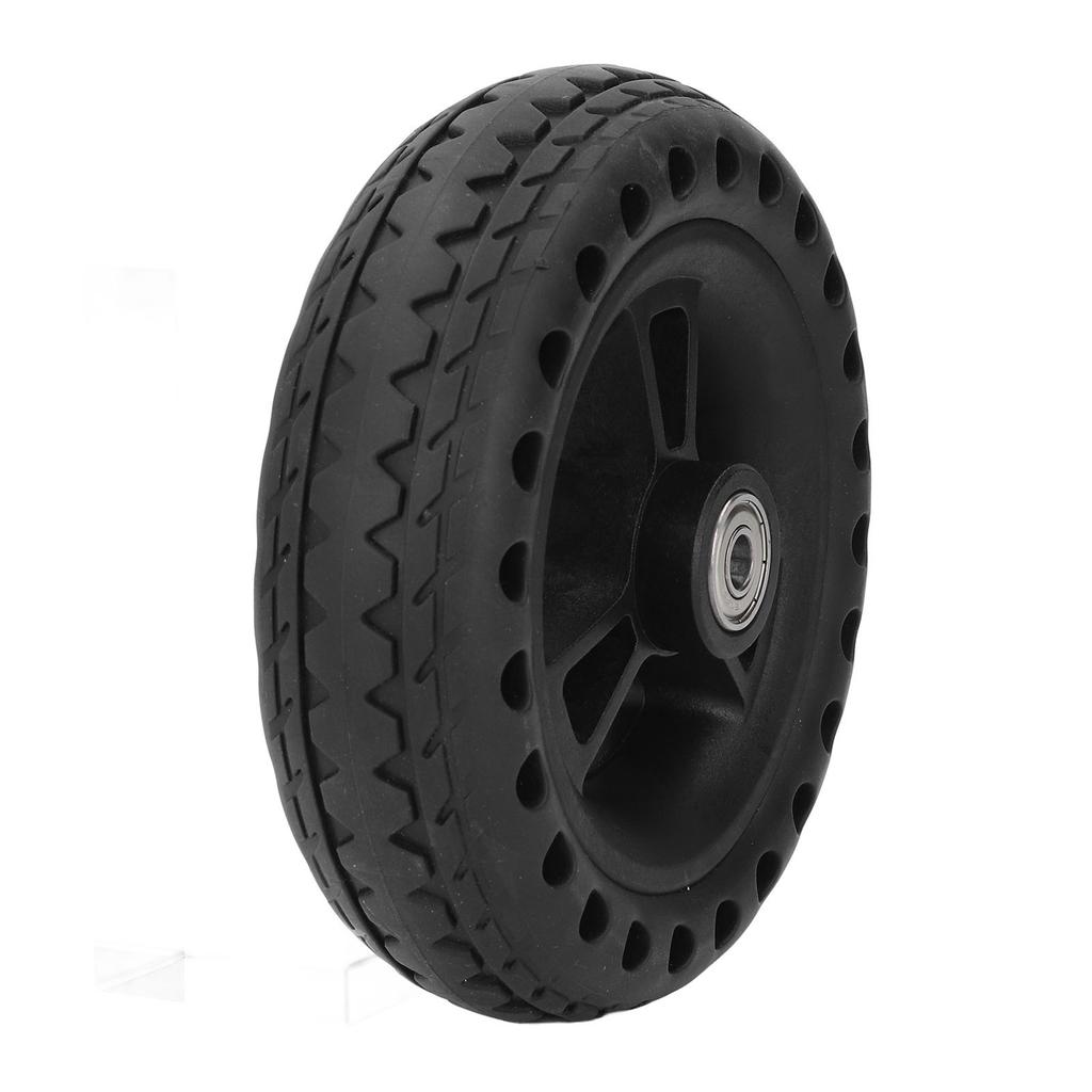 Колесо 6 дюймов TPE резиновое цельное, нескользящее, 75 кг, грузоподъемность, сменное колесо для ручной тележки