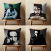 Наволочка для декоративной подушки с изображением певца M-Marilyn M-Manson Для 45*45см, 55*55см, 30*30см Для домашнего декора спальни И Защитник