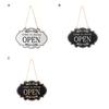 Rustic Business Sign Wooden Open And Closed Sign Double Sided