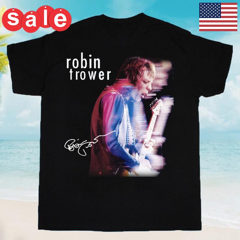 Robin Trower Live In Concert Short Sleeve Unisex TShirt Full Size Unisex T-Shirt