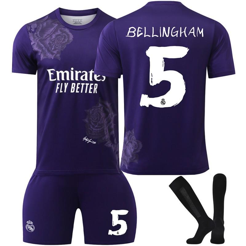 2425 Y3 Co-branded Football Shirt No. 7 C Rovinicius 5 Bellingham 10 Mbabpe Jersey Set
