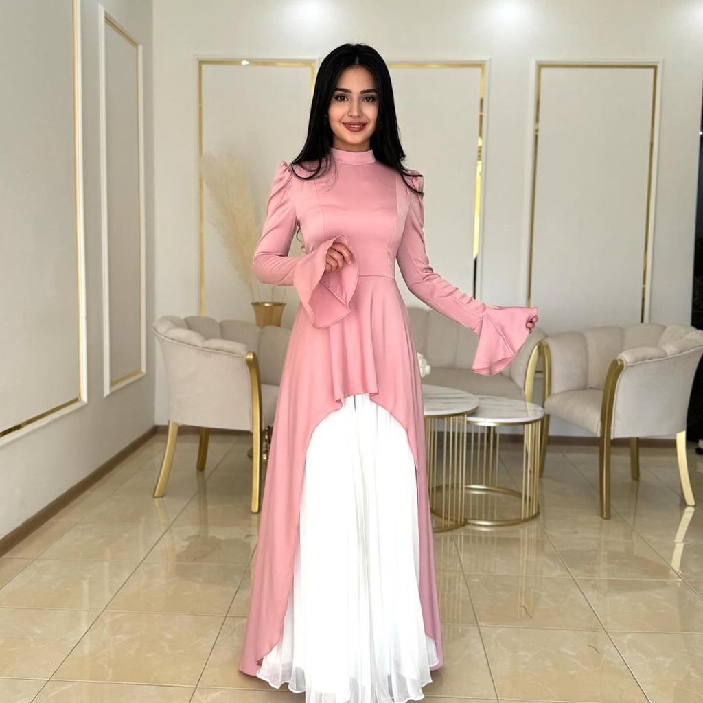 Европейская и американская женская одежда весна новая мода темперамент тонкая талия узкое платье вечернее платье Дубай