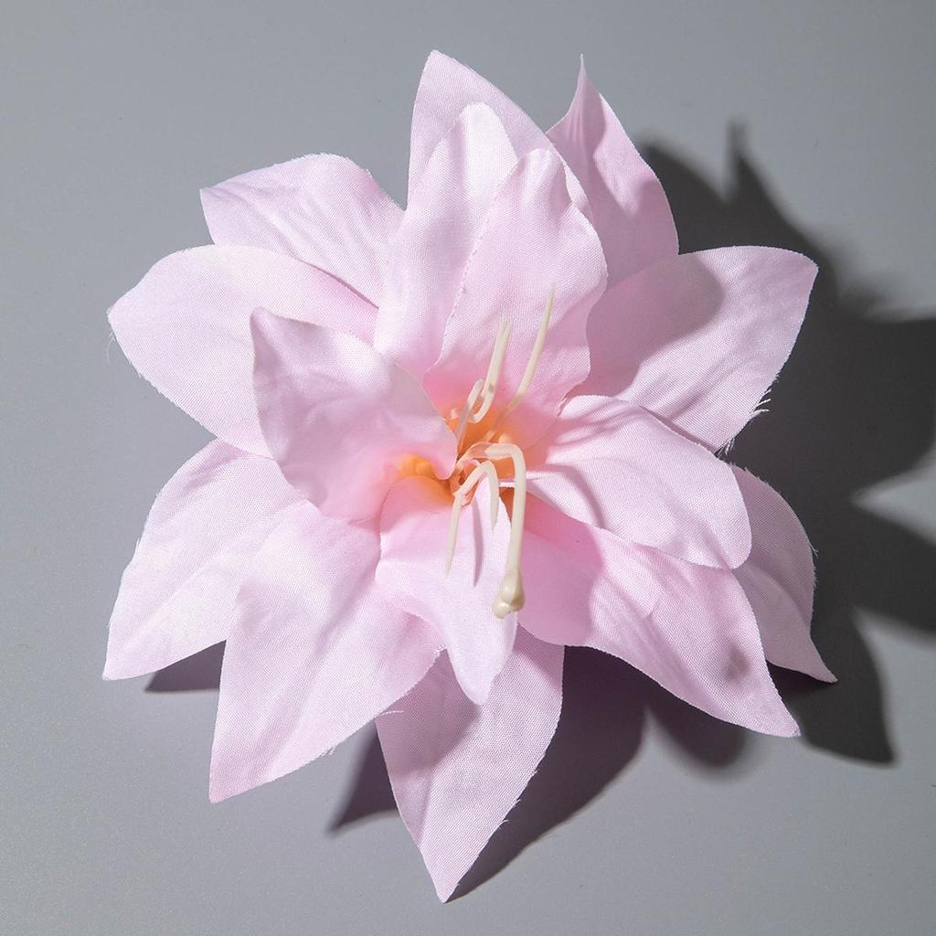 Летняя новинка, имитация полиэстера, 3D-заколка для волос в виде цветка лилии, женские аксессуары, привлекательные аксессуары для путешествий