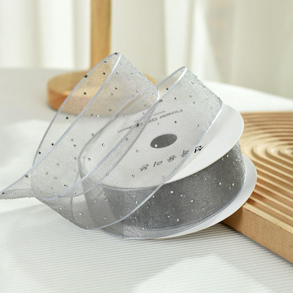 Упаковка подарка органза марля бант DIY упаковочная лента новая подарочная коробка обертка подарок