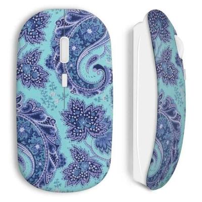 Souris Sans Fil - MANIACASE - Water Sea Style - Couleur Bleu - USB - Compatible Mac Et PC
