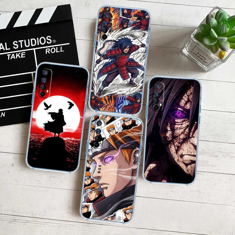 Naruto Akatsuki Transparent Phone Case for Motorola Moto G7 G8 G9 G84 G85 G73 G24 G15 Z2 Play Power Plus