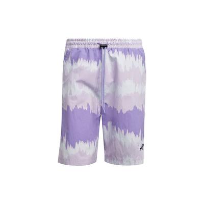 Оригинальные шорты Adv AOP Woven Contrast, мужские шорты, фиолетовые, GN2346