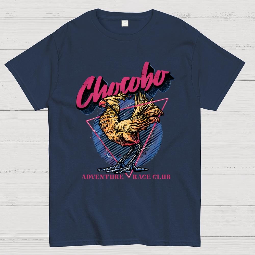 Chocobo Adventure Race Club Unisex Cotton Summer Casual Cool Loose T-Shirt